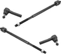 TRQ Front Inner and Outer Tie Rod Set Compatible with 2004-2008