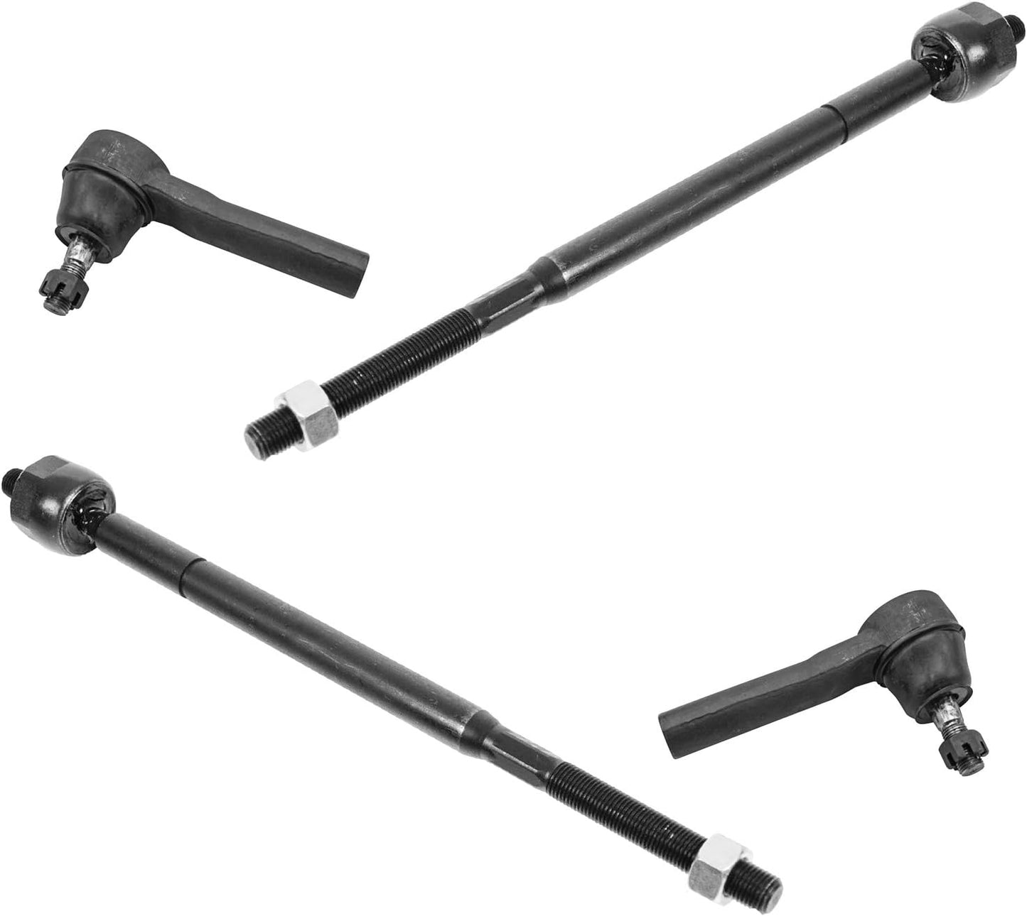 TRQ Front Inner and Outer Tie Rod Set for Chrysler Pacifica