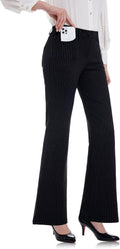 Tapata Women's Bootcut Dress Pants with 5 Inseam Lengths - Stretchy