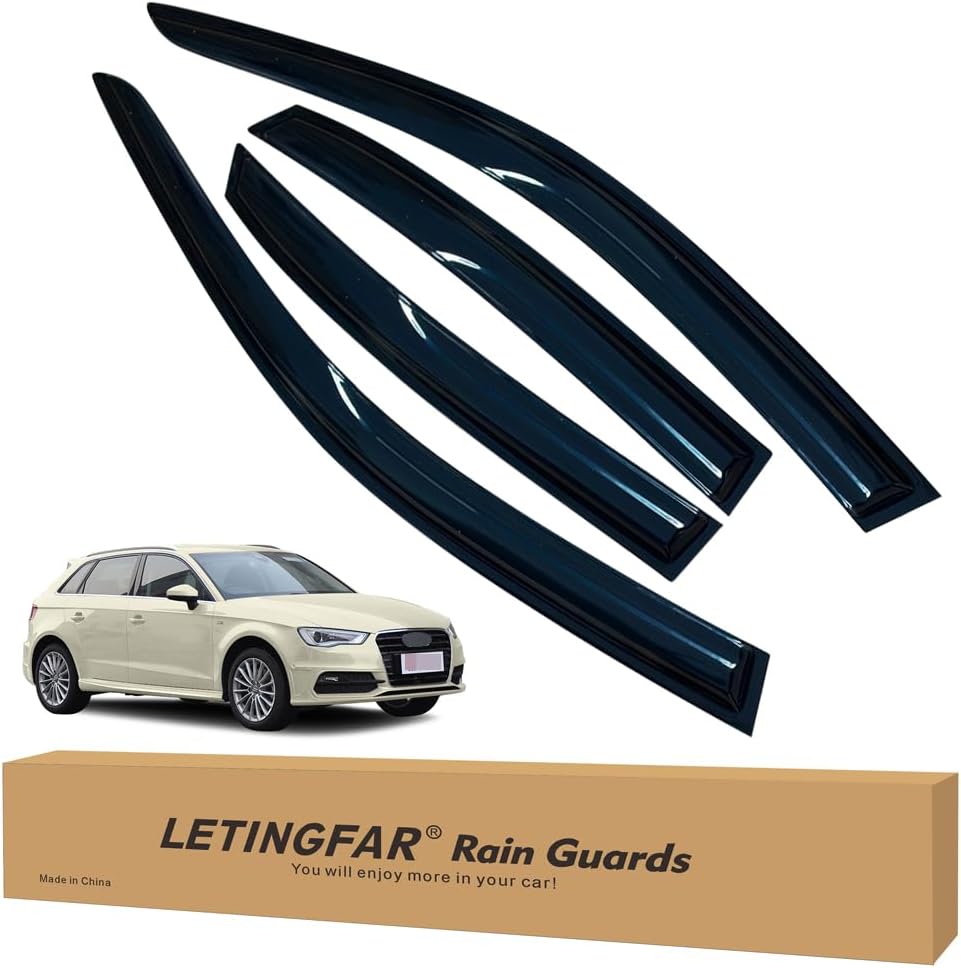 Window Visors Rain Guards for Audi A3 2014-2020 Accessories
