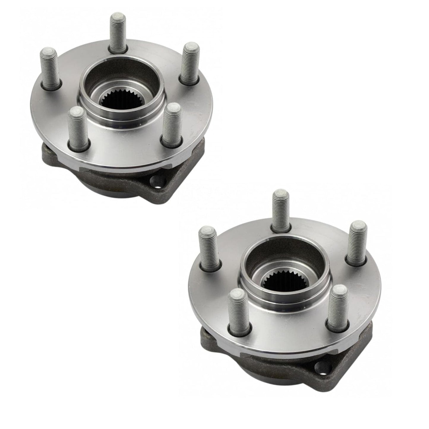 TRQ Front Wheel Bearing & Hub Assembly Set for Subaru Vehicles