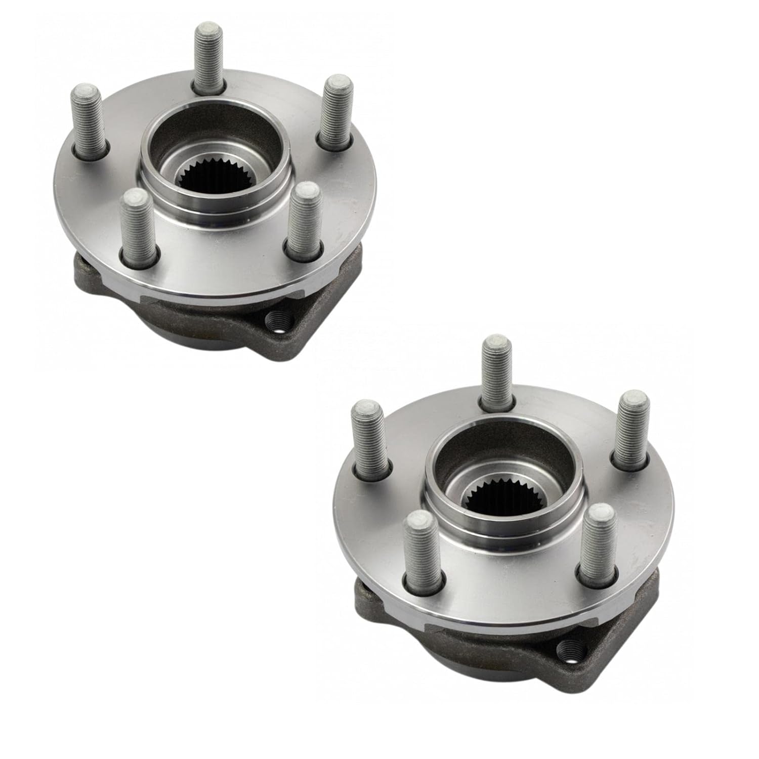 TRQ Front Wheel Bearing & Hub Assembly Set for Subaru Vehicles