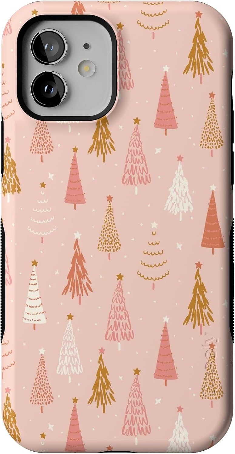 Casely iPhone 12/12 Pro Case - Bubblegum Forest Design