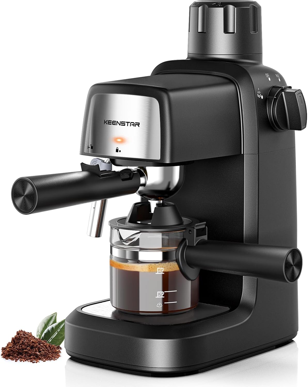 3.5 Bar Espresso Machine with Milk Frother for Coffee Lovers