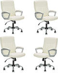 CLATINA Office Computer Desk Chair Executive Mid Back - Comfortable PU
