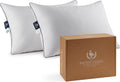 Pacific Coast Goose Feather and Down Bed Pillows Standard Size Set