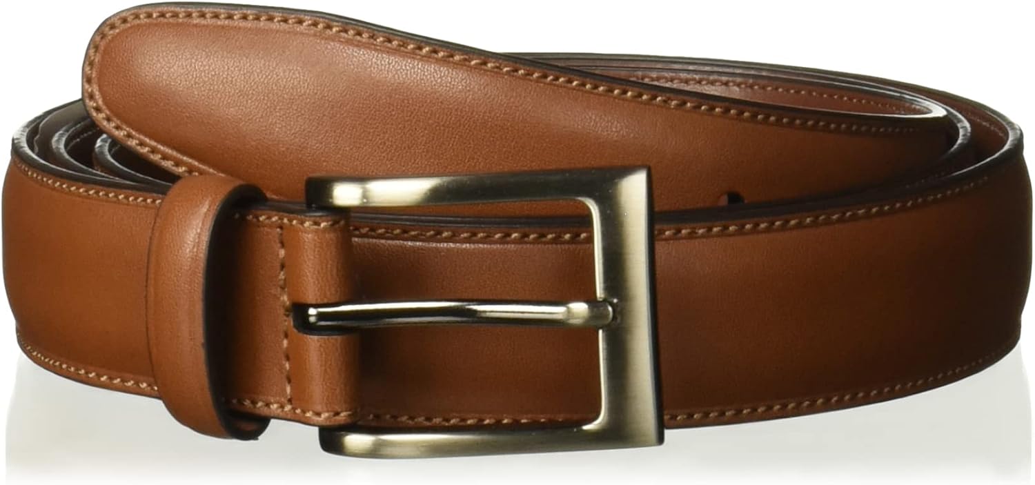 Perry Ellis Men's Timothy Leather Belt: Comfort & Style Combined