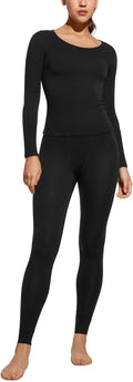 Thermal Underwear Set for Women - Lightweight Warm Base Layer