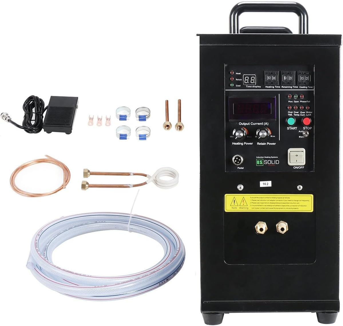Efficient 15KW High Frequency Induction Heater Furnace