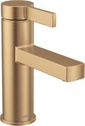 Moen Beric Bronzed Gold Single-Handle Bathroom Faucet - Modern Style