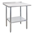 Profeeshaw Stainless Steel Prep Table 30x24 in - Durable Commercial