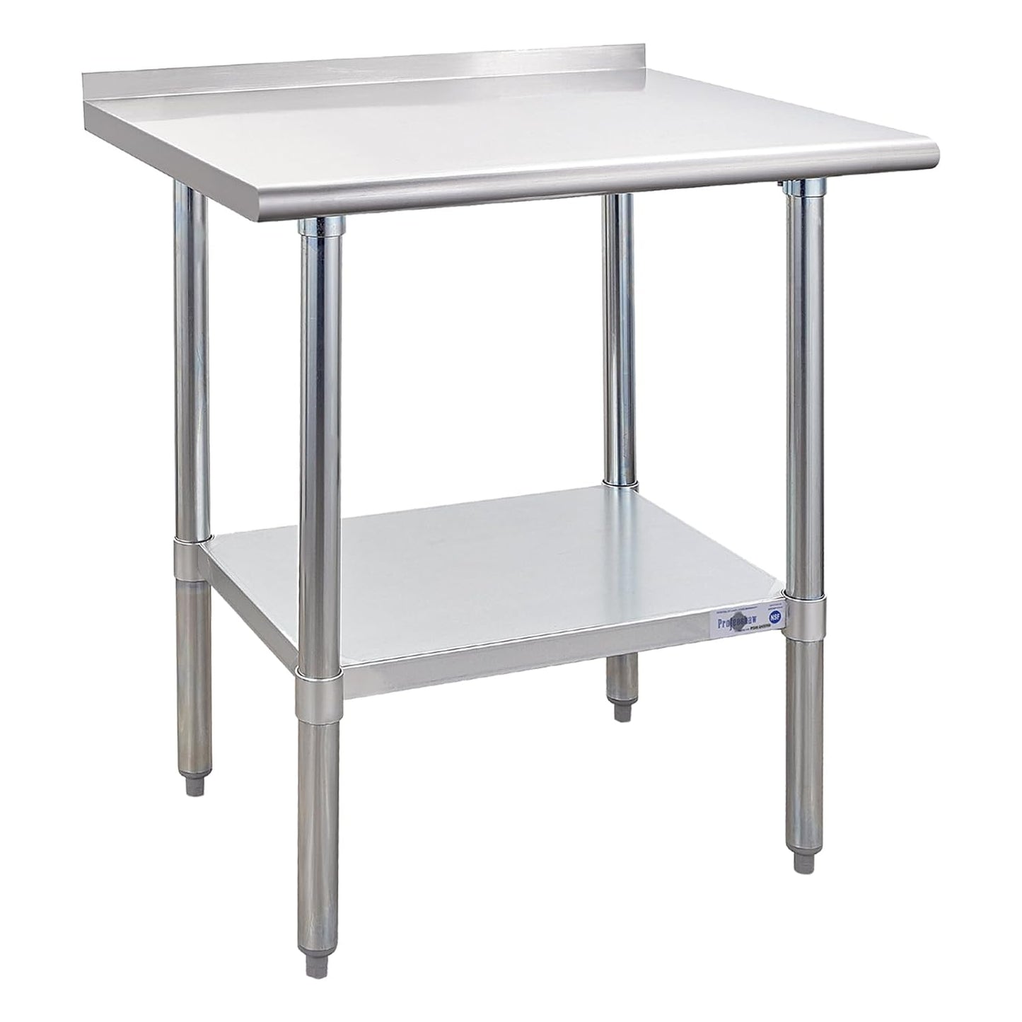 Profeeshaw Stainless Steel Prep Table for Kitchen 30x24 Inch