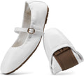 Women's Foldable Square Toe Mary Jane Flats - Cushioned Travel Shoe