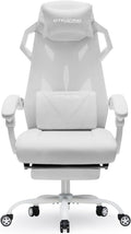 GTRACING Gaming Chair with Mesh Back and Footrest - Ergonomic Comfort