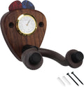 Guitar Wall Mount Hanger with Humidity Monitor - Black Walnut