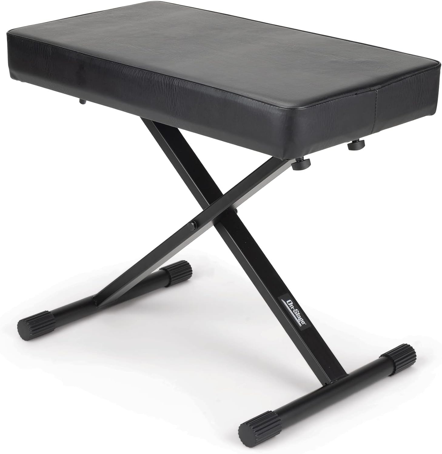 On-Stage Deluxe Keyboard Bench - Portable Comfort