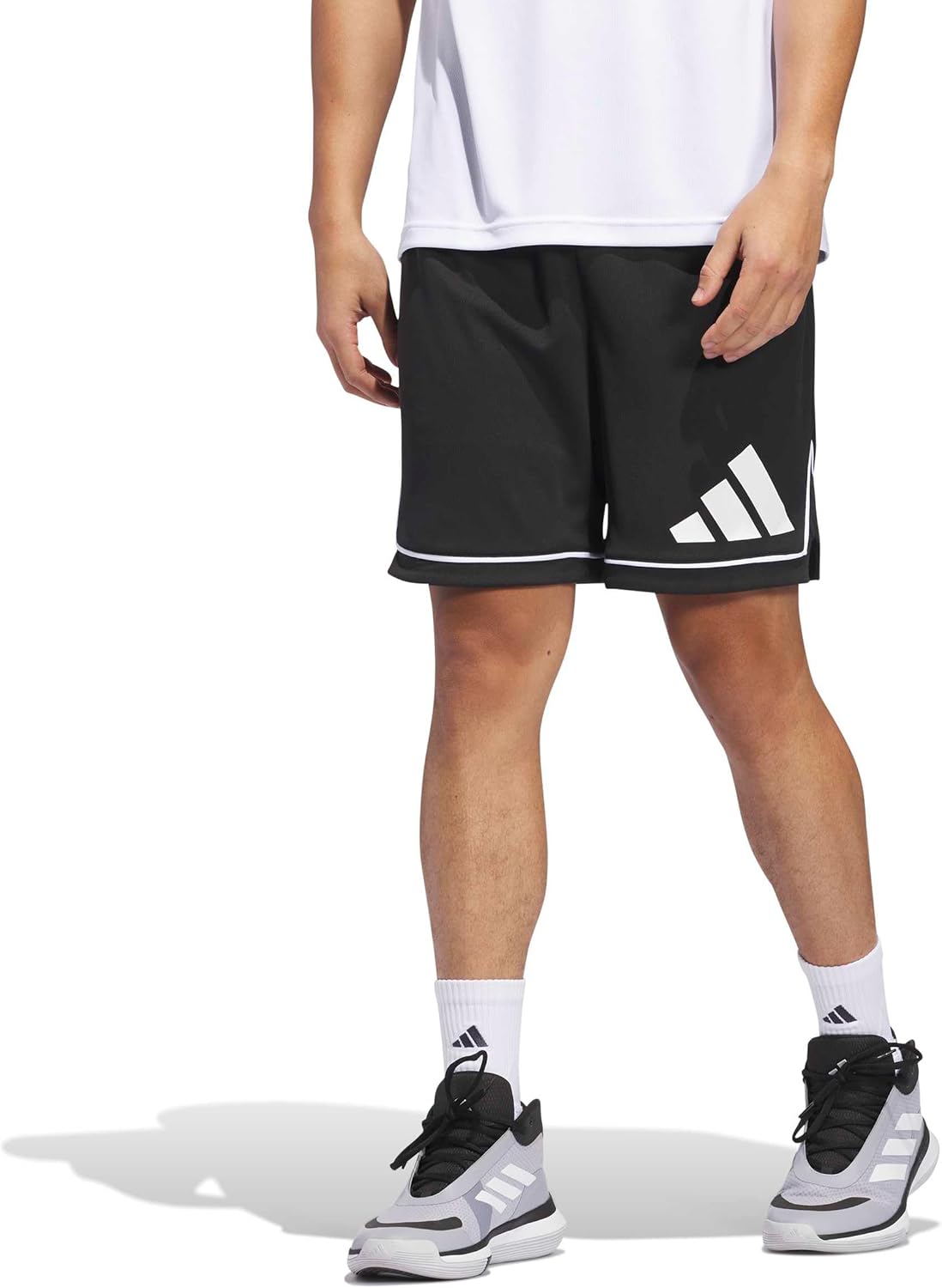 Adidas Mens Badge of Sport Basketball Shorts for Ultimate Comfort