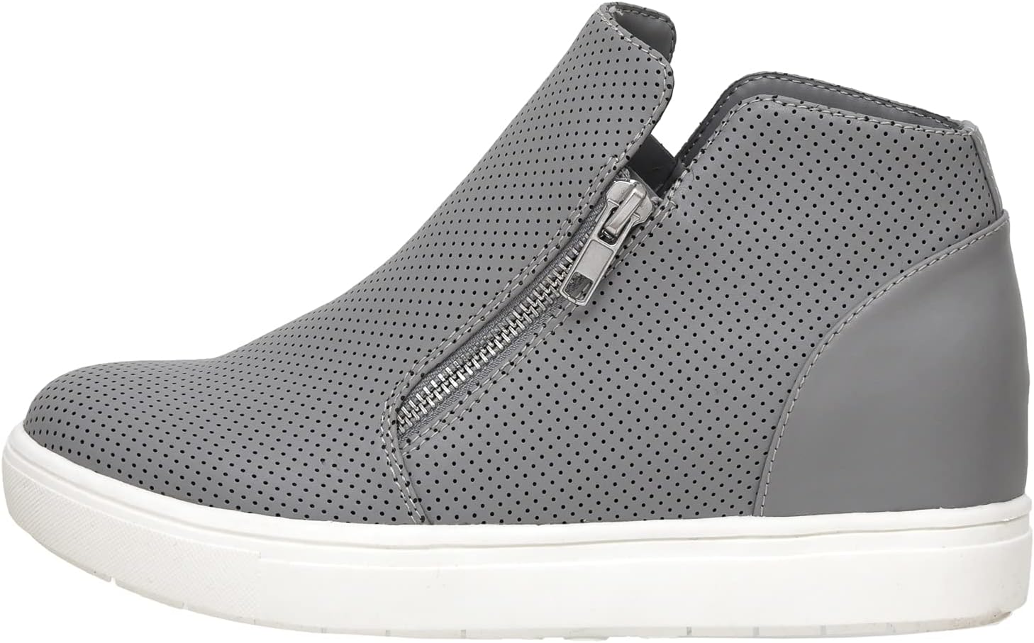 CUSHIONAIRE Women's Hart Hidden Wedge Sneaker for Comfort