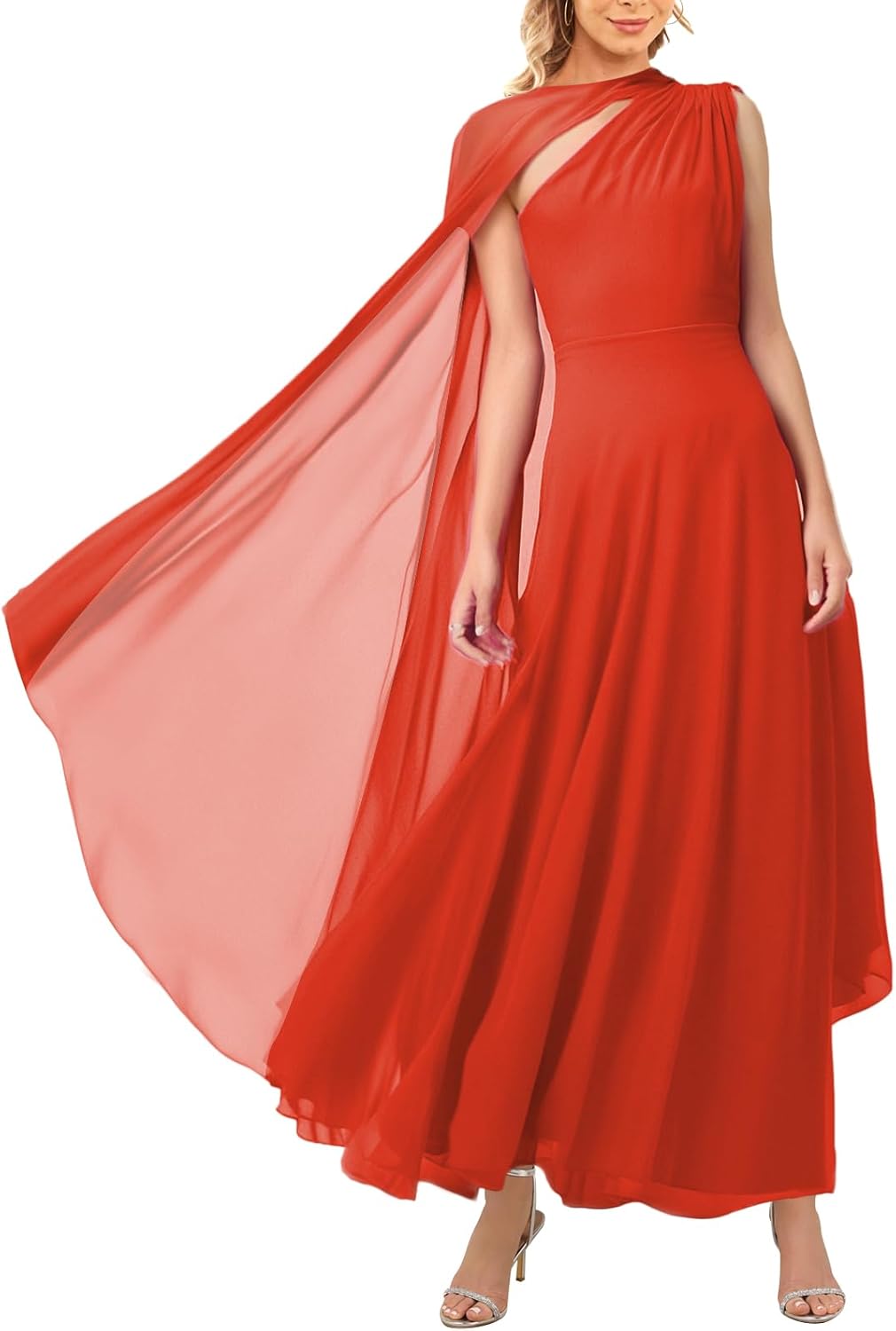 Elegant Evening Gowns for Women - Flowy Aline Maxi Dress
