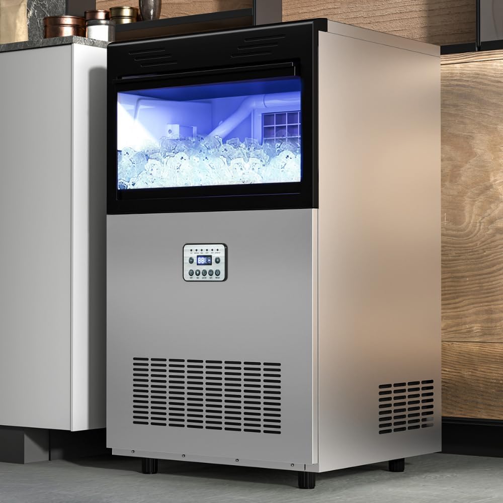 YITAHOME 132lbs Ice Maker Machine for Home and Commercial Use