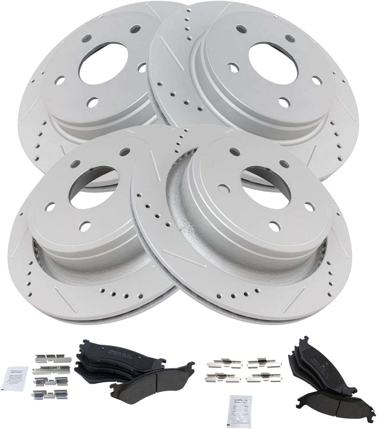 TRQ Front and Rear Performance Brake Pad & Rotor Kit Review