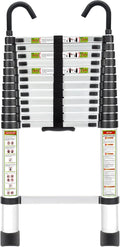 Telescopic Ladder 12.5FT RIKADE - Portable Aluminum Extension Ladder