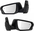 TRQ Driver & Passenger Side Mirror Set with Housing Turn Signal