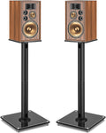 YOMT Universal Floor Speaker Stands 28 in Pair - Stable Bookshelf
