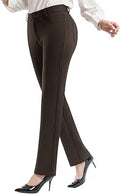 PUWEER Work Pants for Women, Stretch Dress Pants with Pockets
