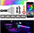 Acrylic Interior Car Ambient Lighting Kits LED Strip Lights - App