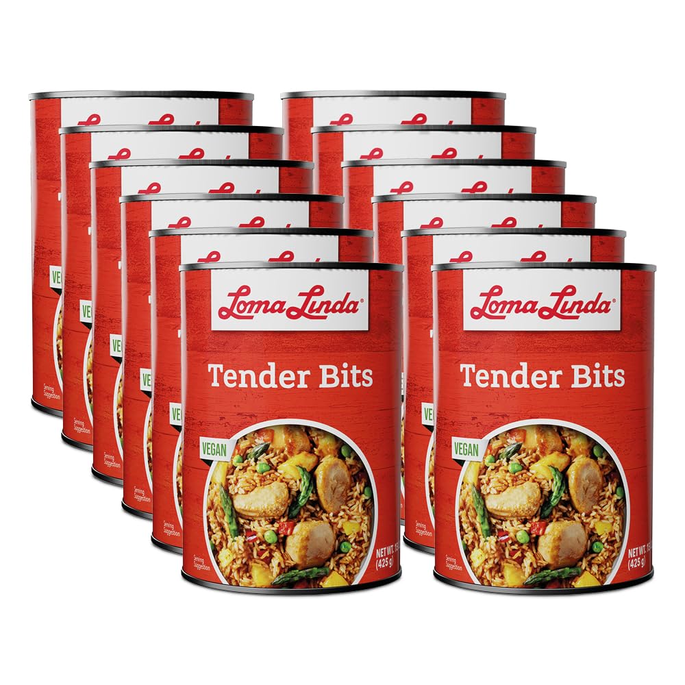 Loma Linda Tender Bits 12 Pack - High Protein Meatless Delight