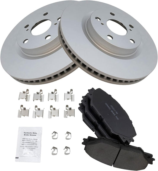 TRQ Front Ceramic Brake Pad Set & Coated Rotor Pair Review