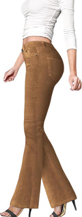 Hybrid & Company Super Comfy Stretch Women Corduroy Boot Cut Pants