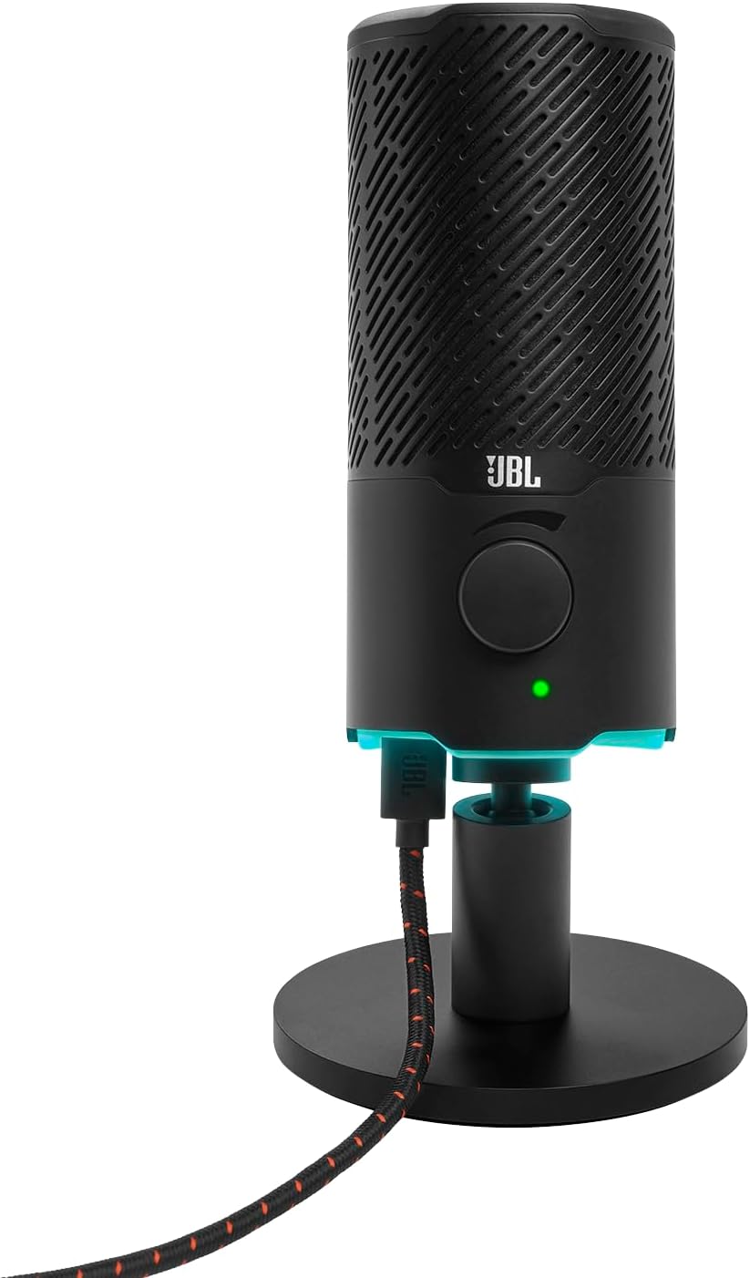 JBL Quantum Stream Premium USB Microphone for Streaming and Gaming