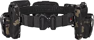 YAKEDA 7 in 1 Tactical Modular Duty Belt Set for Law Enforcement