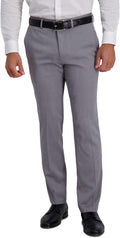 Kenneth Cole REACTION Men's Slim Fit Heather Dress Pant - Flexible hem