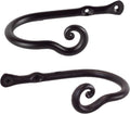 Farmhouse Iron Curtain Tiebacks - Set of 2