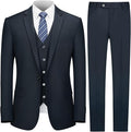 Cooper & Nelson Men's Slim Fit 3-Piece Suit - Tailored Look