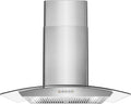 COSMO COS-668A750 30 in. Vista Wall Mount Range Hood - Quiet 380 CFM