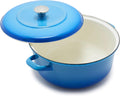 Merten & Storck 5.3QT Round Dutch Oven Casserole Pot - Lighter, Even