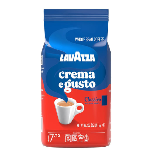 Lavazza Crema E Gusto 2.2LB: Bold Dark Roast