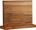 Magnetic Knife Block - Strong Magnet Acacia Wood Knife Holder