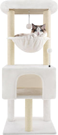 ROYPET Cat Tree 43.3 in Corner Tower - Compact Climb & Condo