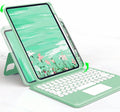 iPad 9.7 Keyboard Case with Touchpad and Magnetic Detachable Cover