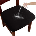 Waterproof Chair Seat Covers Set of 6 for Dining Room - Removable