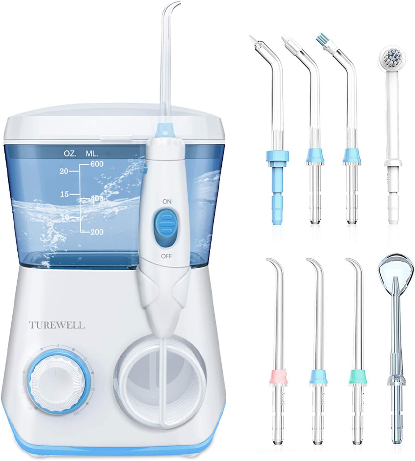 TUREWELL Water Flossing Oral Irrigator for Deep Clean Teeth