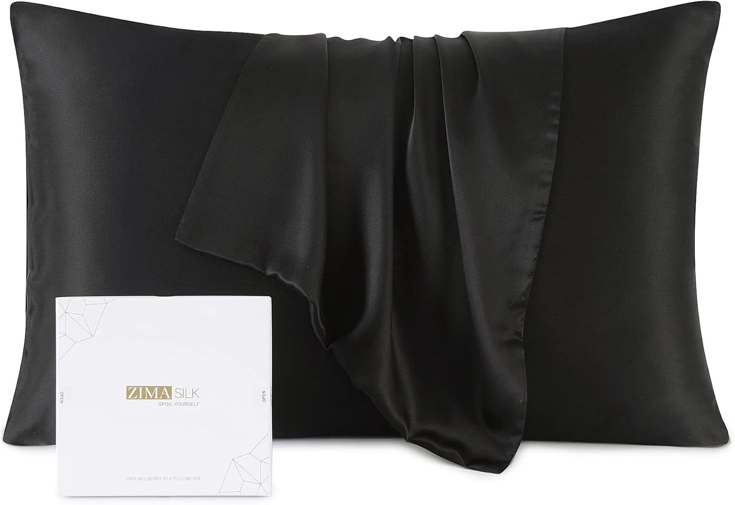 ZIMASILK 100% Pure Mulberry Silk Pillowcase for Hair & Skin
