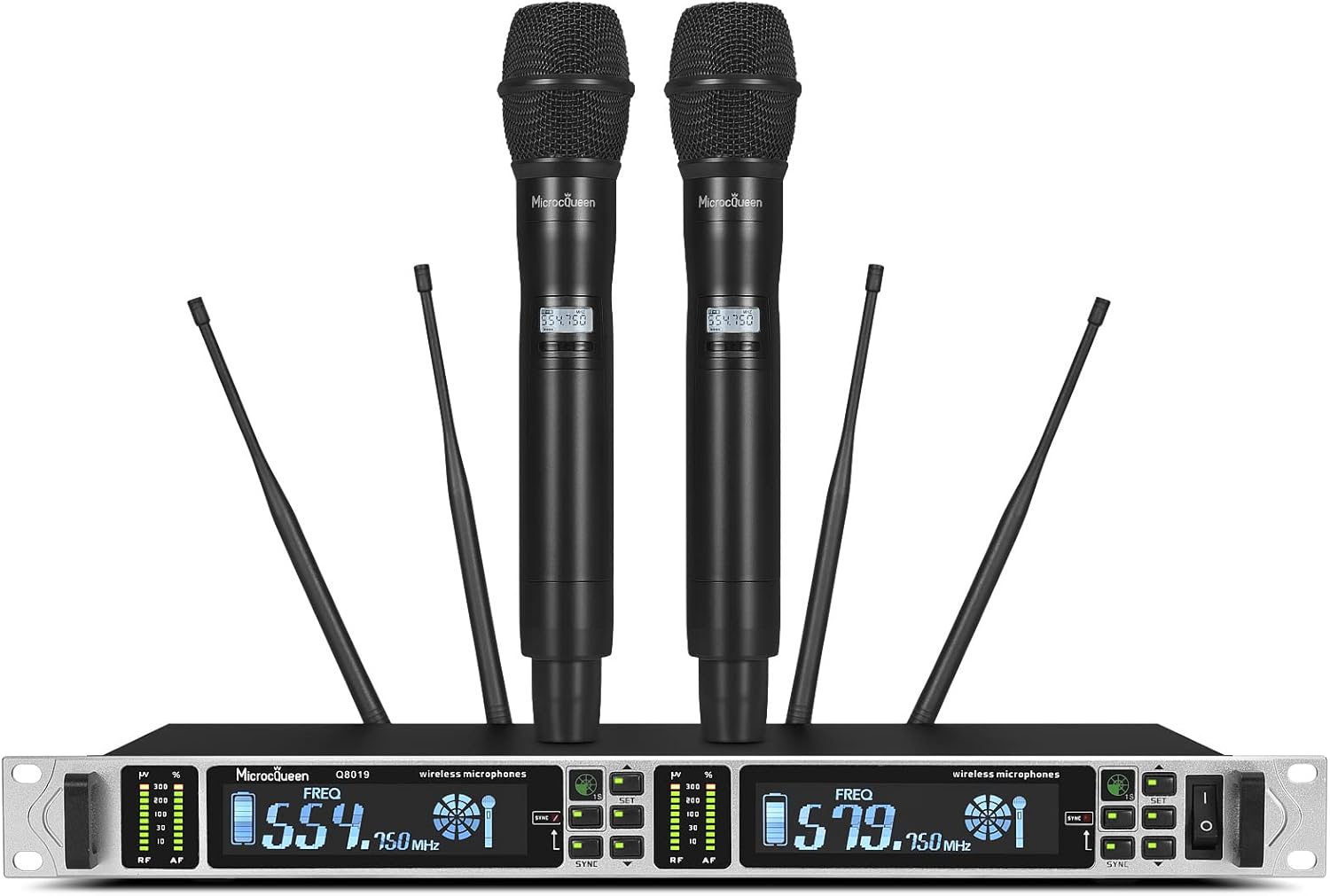 Professional UHF Wireless Microphone System for Karaoke & Events