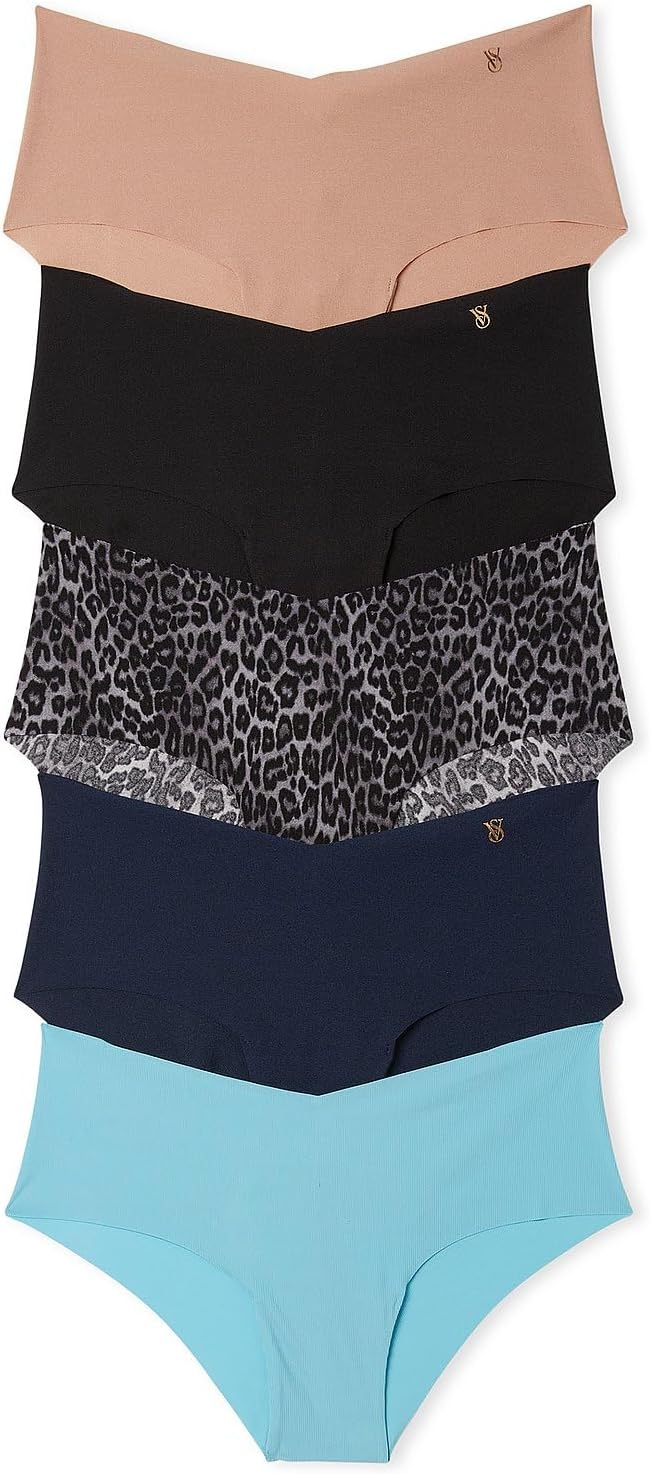 Victoria's Secret No Show Cheeky Underwear for Women, Multi Pack
