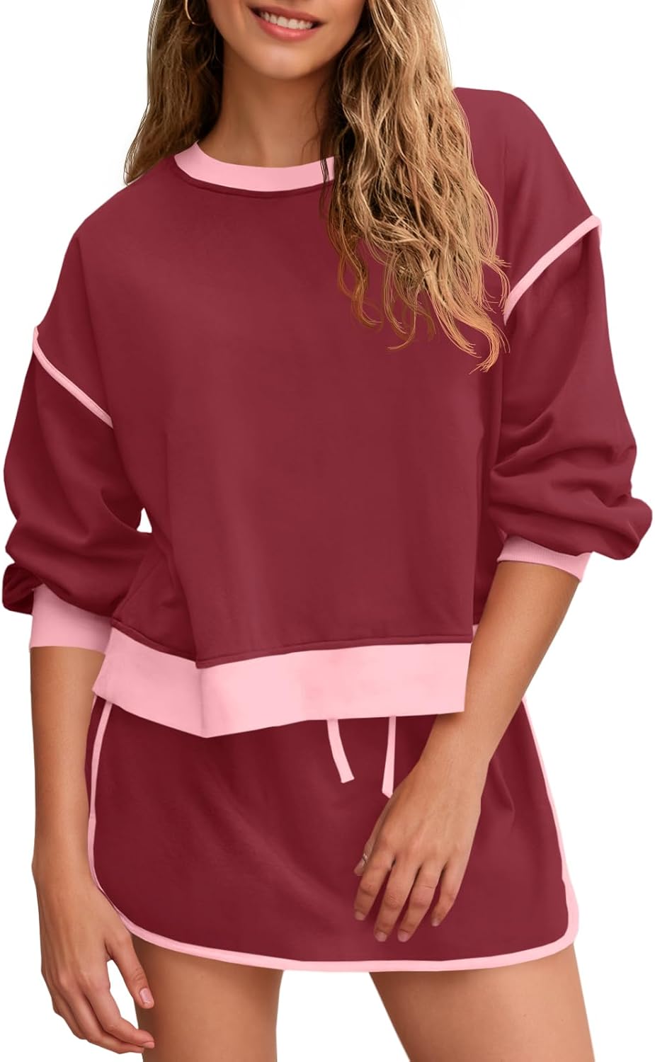 Fisoew Womens Sweatsuits 2 Piece Set for Casual and Sport Wear